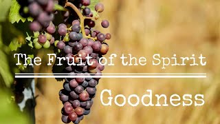 "The Fruit of the Spirit is Goodness!"; Scripture Readings: Genesis 1:20-23 and Galatians 