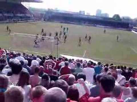 Walsall FC Fans at Swindon - League 2 Champions