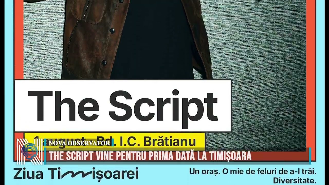 The Script vine pentru prima dată la Timișoara