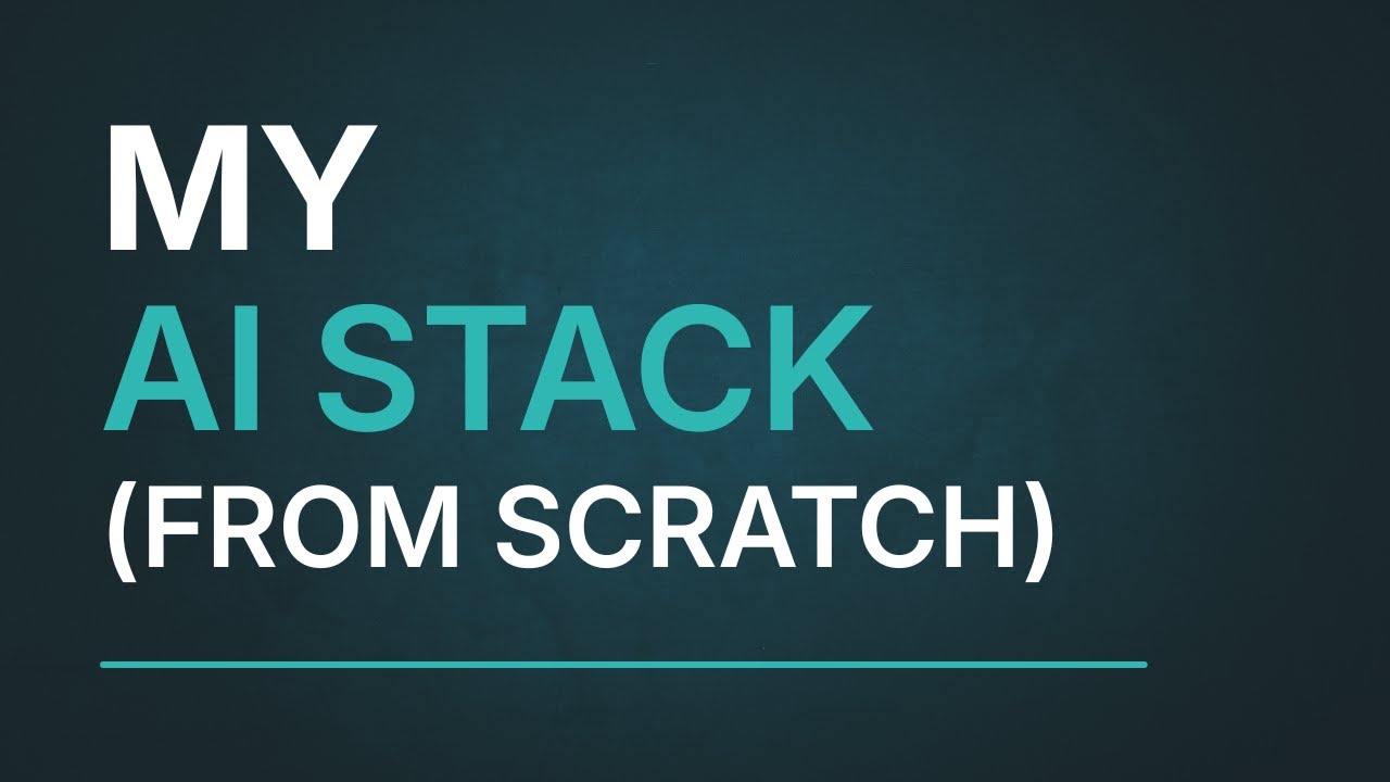 The AI Stack I’d Use If I Were Starting From Scratch
