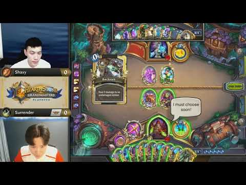 Shaxy vs Surrender - Group B Winners - Hearthstone Grandmasters Asia-Pacific Playoffs