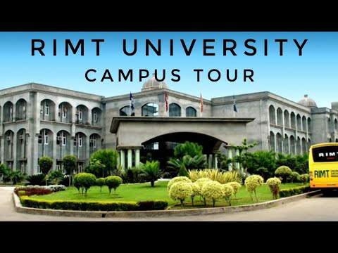 RIMT University | Beautiful campus | University in Punjab | Campus tour @yourlensbymm