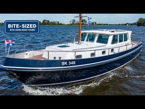 Bite-Sized Boat Tours: €279,000 Kotter 1250 – Steel Dutch Cruiser For Sale!