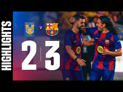 HIGHLIGHTS | TIGRES LEYENDAS 2 vs 3 BARÇA LEGENDS | FC Barcelona 🔵🔴