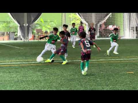 La Amistad FC VS Mifa Bali Indonesia. Won 3-1. 1st Half, 1st Part. SingaCup 2025 U8 Group