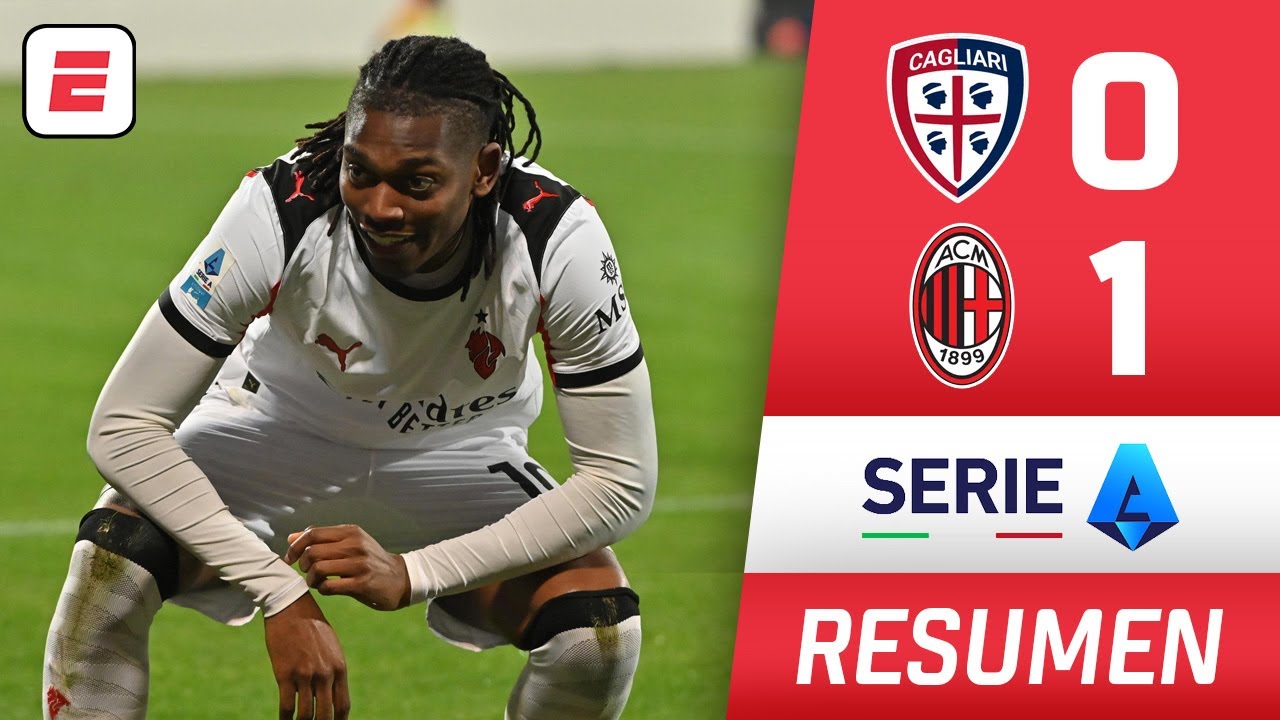 Al AC MILAN le bastó gol de LEAO para vencer al CAGLIARI. Es líder momentáneo de Serie A | Resumen