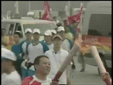 Olympic Torch Carried Through Beijing Streets for 3 Days