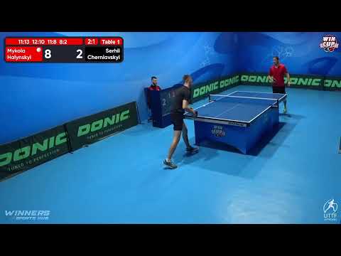00:30 Mykola Halynskyi 3 - 1 Serhii Cherniavskyi West 5 WIN CUP 24.10.2022 | TABLE TENNIS WINCUP