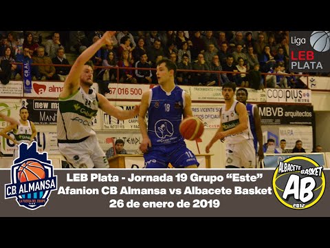 Afanion CB Almansa vs Albacete Basket - LEB Plata J19 [26 de enero 2019]
