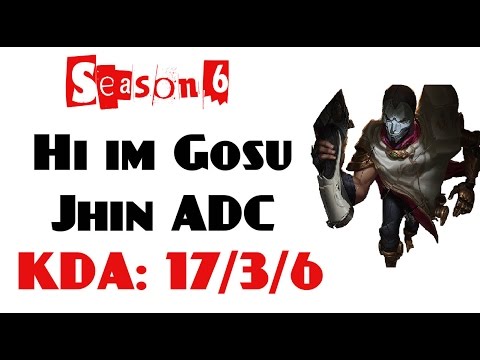 NA Challenger LOL - Hi im Gosu - Jhin ADC  (Mar 14, 2016)