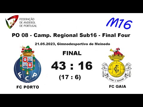 Final Campeonato Regional Sub16 Masculinos