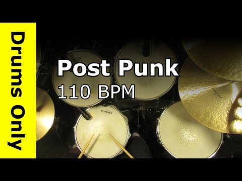 Post Punk Drum Track 110 BPM