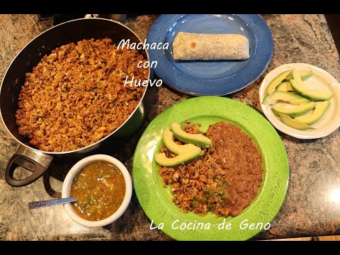 Como Hacer Machaca de Carne Seca con Huevo Facil y Deliciosa #machaca #burritos #recetafacil #food