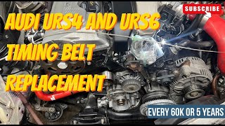 1994 Audi S4 Timing Belt Service Step-By-Step (mostly)