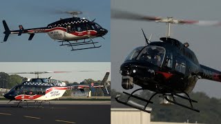 Helicopter Action and more : BELL-407 ,BELL-206, and Navy T-45 PDK Airport