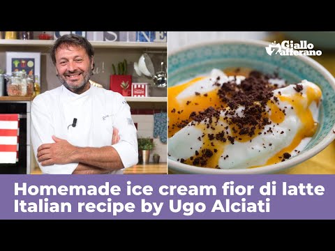 GELADO CASEIRO (FIOR DI LATTE) - receita italiana de Ugo Alciati