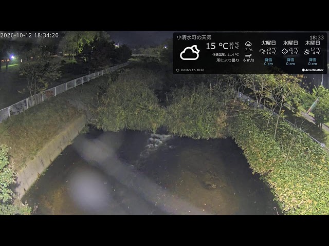 止別川 トリム公園付近 河川監視