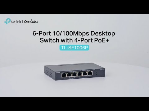 TP-LINK (TL-SF1009P) Desktop Switch 9-Port 10/100 Mbps