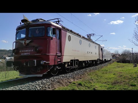Tren IR1832 Cluj Napoca - Galati trece prin Scheia cu 40-0361-8 a depoului Cluj - 09.04.2021