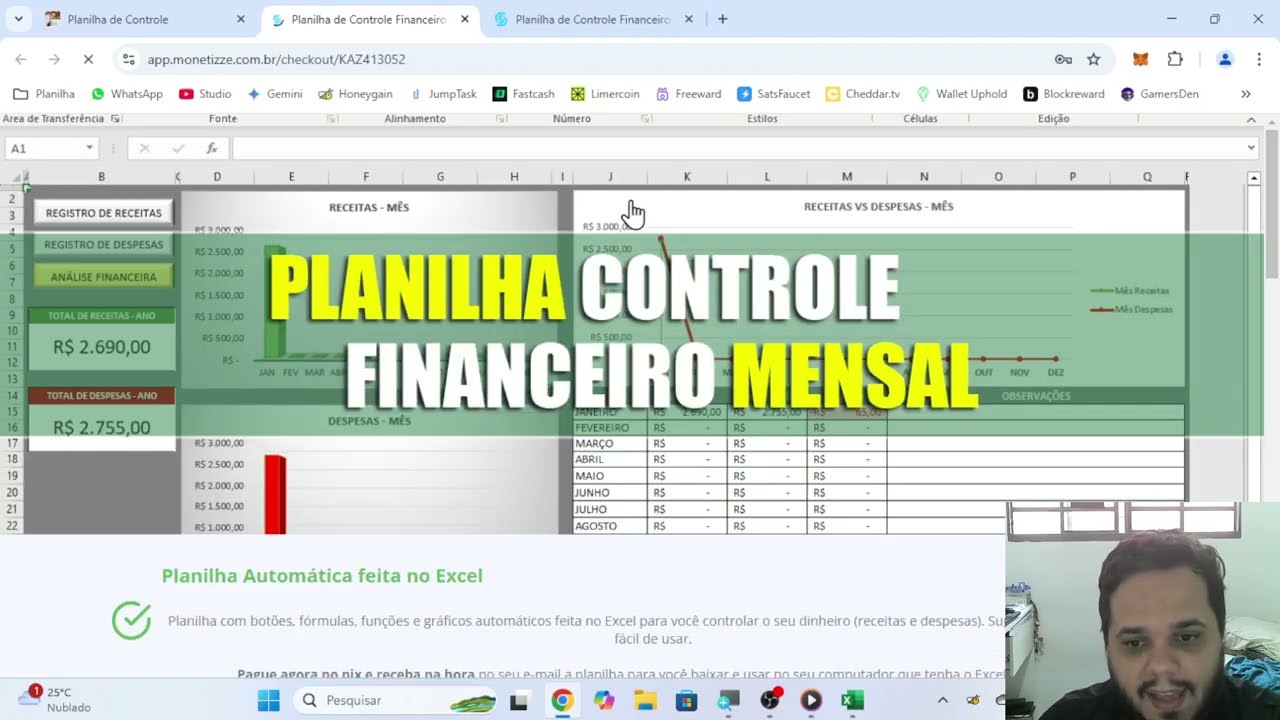 Planilha de Controle Financeiro