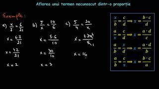  Proporţii. Proporţii derivate