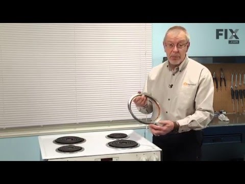 GE-Herdreparatur – So ersetzen Sie den Zierring – 8 Zoll