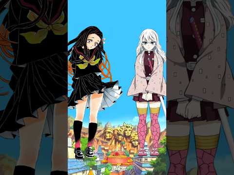 who is strongest || nezuko vs daki #anime #shorts #edit #trending
