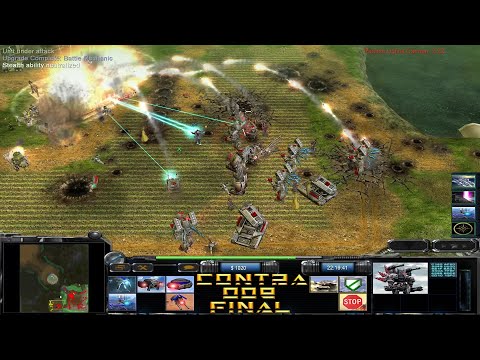 C&C Generals: Contra 009 Final - 1 vs. 5 - Cybernetics vs. 5 Insane Infantry