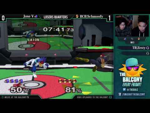 Melee @ the Balcony 79 - Losers Top 8ft. Jose V (Falco) VS BCB|Schmoofy (Falco, Falcon)