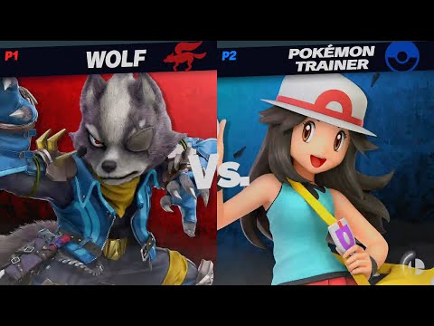 Super Smash Bros Ultimate-Pokemon Trainer Vs Wolf