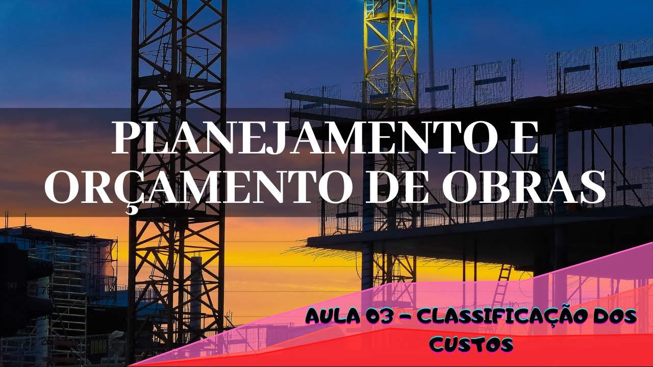 AULA 03 - CLASSIFICAÇÃO DOS CUSTOS