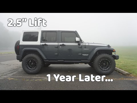 Teraflex 2.5" Lift Jeep Wrangler JK | 1 YEAR REVIEW