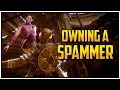 MK11 Mileena Meets A Filthy Spammer In Tournament