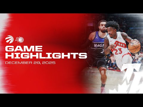 Raptors vs. Magic Game Highlights | December 29, 2025