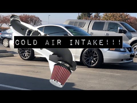 Installing a cold air intake in my V6 Newedge Mustang!