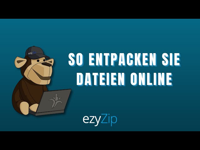 So entpacken Sie Dateien online (Schritt für Schritt Anleitung)