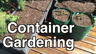 Grow a lot of Food in Small Spaces with Container Gardening