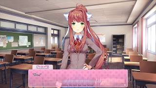 Monika faces one more obstacle