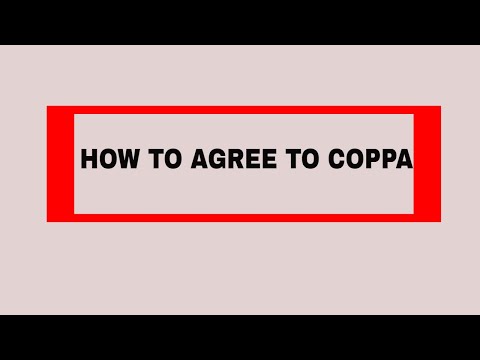 HOW TO AGREE TO COPPA | How to agree to coppa on youtube | COPPA AGREEMENT #coppa