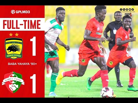 Extended Highlights: Asante Kotoko 1:1 Karela United | #betpawapremierleague | Match Day 3