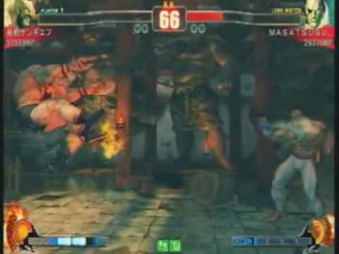 SF4:Itabashi Zangief (Za) vs Masatsugu. (Sa) - TRF 28-08-2009