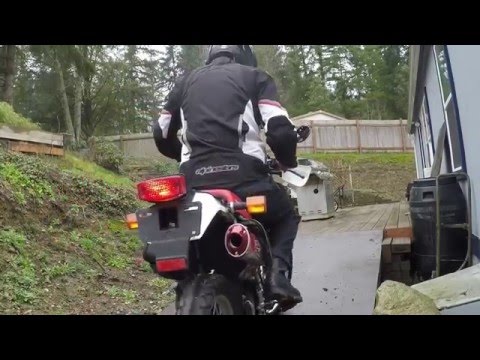 $NEW$ BIG GUN EXHAUST HONDA XR650L BEFORE AND AFTER