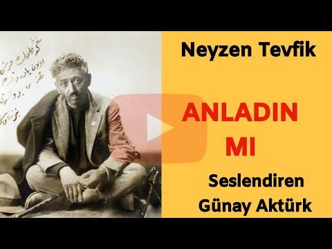 Do You Understand - Neyzen Tevfik ( Listen Poetry ) Günay Aktürk