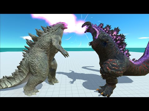 Godzilla 2014 VS Shin Godzilla - Animal Revolt Battle Simulator
