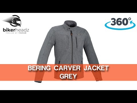 Bering Carver Jacket Grey - 360 HD | Bikerheadz.co.uk