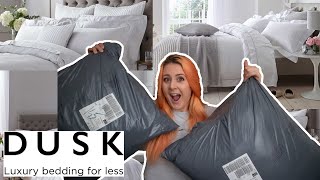DUSK HAUL || Bedding, cushions and pillows || White/grey || UK 2020