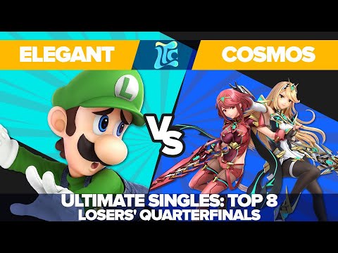 Elegant vs Cosmos - Ultimate Singles Top 8: Losers' Quarters - Low Tide City | Luigi vs Pyra
