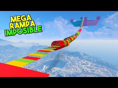 MEGA RAMPA IMPOSIBLE! SUPER GIGANTE! - GTA V ONLINE