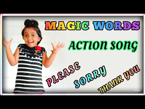 Good Manners Song| Magic Words Song | Action Song | Polite Words | Please,Sorry,Thank you | Rhymes