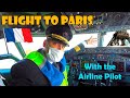 One Day as an Airline Pilot. Flight to Paris on B737 [HD]